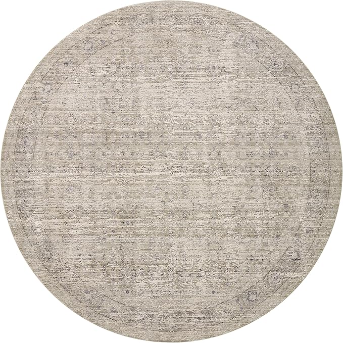 Loloi Amber Lewis Alie Collection ALE-03 Taupe/Dove 9'-6'' x 13'-1'', .13'' Pile Height, Area Rug