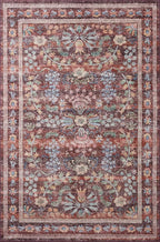 Loloi Rifle Paper Co. Maison Collection MAO-06 Red 8'-4" x 11'-6", .19" Pile Height, Area Rug