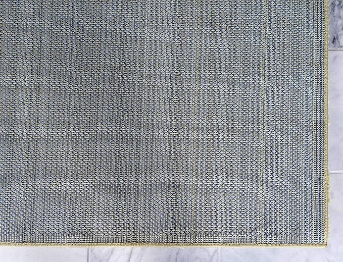 Unique Loom Solo Collection Area Rug - Calabasas (7' 10" x 10' Rectangle, Light Green)