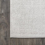 JONATHAN Y Haze Solid Low-Pile Ivory Indoor Area Rug 5x8, Coastal,Bohemian,Minimalist,Classic, Easy-Cleaning for Living Room,Bedroom,Kitchen,Pet Friendly,Non-Shedding (SEU100D-5)