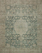Loloi Magnolia Home by Joanna Gaines Sinclair Collection SIN-05 Jade/Sand 2'-3" x 7'-6", .25" Pile Height, Machine Washable, Runner Rug