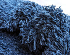 Unique Loom Solid Shag Collection Area Rug (2' 7" x 10' Runner Sapphire Blue/Navy Blue)