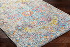 Livabliss Odelia Vintage Bohemian Runner Area Rug,2'7" x 7'3",Aqua