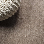 JONATHAN Y Haze Solid Low-Pile Brown Indoor Area Rug 6x9, Coastal,Bohemian,Minimalist,Classic, Easy-Cleaning for Living Room,Bedroom,Kitchen,Pet Friendly,Non-Shedding (SEU100J-6)