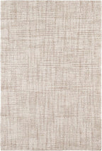 Dash and Albert Crosshatch Wool Area Rug - 2.5' x 8' Runner Ivory Solid Hand Micro Hooked Accent Rug - Durable, High Traffic Areas Bedroom, Hallway, Stairs
