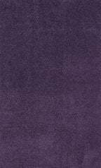 Eyely UES100N-9 Supersoft Haze Solid Low-Pile Indoor Area Rug Casual;Contemporary;Solid;Traditional, Bedroom, Kitchen, Living Room, Easy-Cleaning, Non-Shedding, 9 X 12, Purple