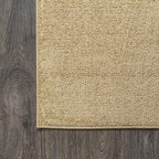 JONATHAN Y Haze Solid Low-Pile Mustard Indoor Area Rug 10x14, Coastal,Bohemian,Minimalist,Classic, Easy-Cleaning for Living Room,Bedroom,Kitchen,Pet Friendly,Non-Shedding (SEU100B-14)
