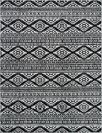 SAFAVIEH Area Rug 12x15 - Tulum Collection - Large - Black & Ivory, Moroccan Boho Tribal Design, Non-Shedding & Easy to Clean, Ideal for Living Room, Bedroom, Dining Space (TUL272Z)