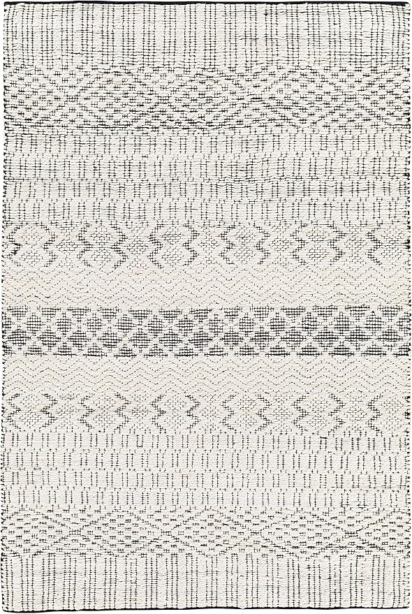 Mark&Day Area Rugs, 9x12 Greensburg Global Cream Area Rug, Cream Grey Carpet for Living Room, Bedroom or Kitchen (8'10" x 12')
