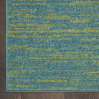 Nourison Home Nourison Essentials Blue Green 7' x 10' Area Rug - Easy Clean, Non Shedding, Bed Room, Living Room, Dining Room, Kitchen (7' x 10')