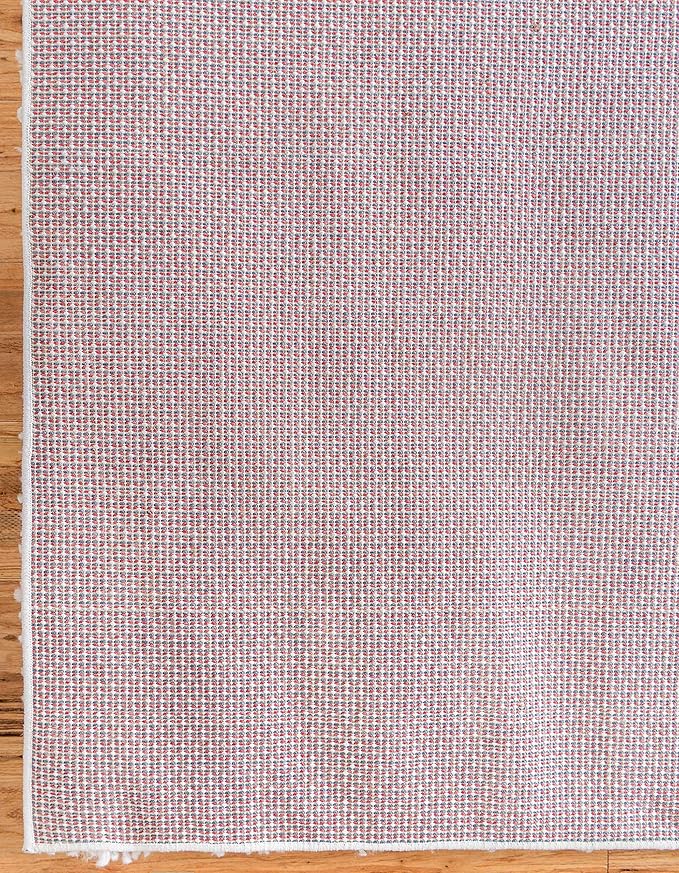 Unique Loom Davos Shag Collection Area Rug - Solid (5' 3" x 8' Rectangle, White/ Ivory)