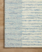 Loloi Chris Loves Julia Chris Collection CHR-01 Ivory/Denim 8'-6'' x 11'-6'', .50" Pile Height, Area Rug