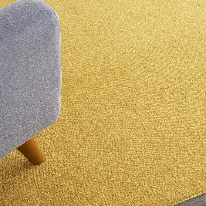 Nourison Home Nourison Essentials Yellow 10' x 14' Area Rug - Easy Clean, Non Shedding, Bed Room, Living Room, Dining Room, Kitchen (10' x 14')