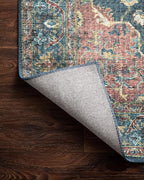Loloi II Skye Collection SKY-08 Denim/Brick 2'-3" x 3'-9" Accent Rug