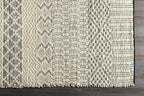 Mark&Day Area Rugs, 9x12 Greensburg Global Cream Area Rug, Cream Grey Carpet for Living Room, Bedroom or Kitchen (8'10" x 12')