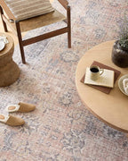 Loloi Skye Collection SKY-01 Blush/Grey 2'-6" x 10'-0" Runner Rug