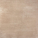 Eyely UES100G-6SQ Supersoft Haze Solid Low-Pile Indoor Area Rug, Coastal, Bohemian, Minimalist, Classic, Casual for Bedroom,Kitchen,Living Room,Non Shedding,Easy-Washing, Beige, 6' Square