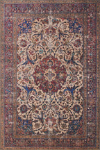 Loloi Loren Collection LQ-11 Sand/Multi 3'-6" x 5'-6" Accent Rug