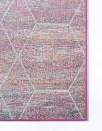 Unique Loom Trellis Frieze Collection Area Rug - Geometric (2' x 3', Multi/ Ivory)