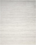 SAFAVIEH Area Rug 8x10 - Adirondack Collection - Large - Ivory & Silver, Modern Ombre Design, Non Shedding & Easy to Clean, Ideal for Living Room, Bedroom, Office, Dining Space (ADR113B)