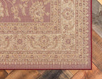 Unique Loom Voyage Collection Traditional Oriental Classic Intricate Design Area Rug (8' 0 x 11' 4 Rectangular, Red/Gold)