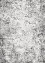 Area Rug Living Room Rugs-Washable Neutral Modern Abstract Soft Thin Large Rug Indoor Floor No Slip Rug Carpet for Bedroom Under Dining Table Home Office Decor-Grey-10'x 13'(Rectangular)