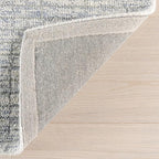 Rugs USA Melrose Light Blue/Ivory, 9'6" x 13'6", Handmade, Wool & Cotton, Soft and Cozy, High Traffic, Stain Resistant, Easy Clean, Durable Area Rug for Bedroom, Living Room, Dining Space, Entryway
