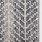 Well Woven Custom Size Hallway & Stair Runner- Harlow Rhodes Grey 31 Inches Wide x 25 Feet Long Runner (31" x 25') Runner Rug - Contemporary Design, Ultra-Soft, Easy-Clean
