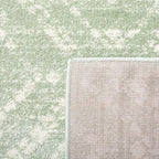 SAFAVIEH Adirondack Collection Accent Rug - 4' x 6', Green & Ivory, Modern Distressed Design, Non-Shedding & Easy Care, Ideal for High Traffic Areas in Entryway, Living Room, Bedroom (ADR131Y)