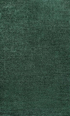 Eyely UES100L-4 Supersoft Haze Solid Low-Pile Indoor Area Rug Casual;Contemporary;Solid;Traditional, Bedroom, Kitchen, Living Room, Easy-Cleaning, Non-Shedding, 4 X 6, Emerald