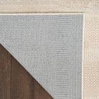 Nourison Home Nordic Taupe 4' x 6' Area Rug - Easy Clean, Non Shedding, Bed Room, Living Room, Dining Room, Kitchen (4' x 6')