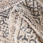 Well Woven Francesca Beige Tribal Geometric Distressed High-Lo Pile (2'7" x 9'10") Runner Rug
