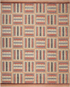 Nourison Home Nordic Multicolor 8' x 10' Area Rug - Easy Clean, Non Shedding, Bed Room, Living Room, Dining Room, Kitchen (8' x 10')
