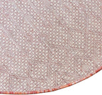 Unique Loom Outdoor Trellis Collection Area Rug - Tribal Trellis (3' 3" x 5' 3" Oval, Rust Red/ Ivory)