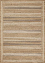 Loloi Chris Loves Julia Judy Collection JUD-03 Natural/Dove 5'-0" x 7'-6" Area Rug