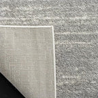 SAFAVIEH Adirondack Collection Area Rug - 3' Square, Light Grey & Grey, Modern Ombre Design, Non Shedding & Easy to Clean, Ideal for Living Room, Bedroom, Office, Dining Space (ADR113C)