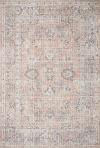 Loloi Skye Collection SKY-01 Blush/Grey 2'-6" x 10'-0" Runner Rug