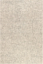 Rugs USA Melrose Cream, 6' Square, Handmade, Wool & Cotton, Soft and Cozy, High Traffic, Stain Resistant, Easy Clean, Durable Area Rug for Bedroom, Living Room, Dining Space, Den, Entryway