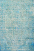 Loloi Loren Collection LQ-08 Aqua 2'-6" x 7'-6" Runner Rug