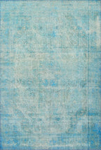 Loloi Loren Collection LQ-08 Aqua 2'-6" x 7'-6" Runner Rug
