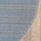 Unique Loom Solid Shag Collection Area Rug (4' 1" Round, Cloud Gray)
