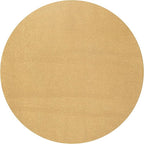 JONATHAN Y Haze Solid Low-Pile Mustard 8' Round Indoor Area Rug, Coastal,Bohemian,Minimalist,Classic, Easy-Cleaning for Living Room,Bedroom,Kitchen,Pet Friendly,Non-Shedding (SEU100B-8R)