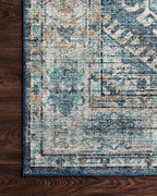 Loloi II Skye Collection SKY-03 Denim/Natural 7'-6" x 9'-6" Area Rug