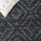 SAFAVIEH Adirondack Collection Runner Rug - 2'6" x 8', Dark Grey & Grey, Modern Diamond Distressed Design, Non-Shedding & Easy Care, Ideal for High Traffic Areas in Living Room, Bedroom (ADR131F)