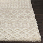 Livabliss Hapsburg Moroccan Shag Runner Area Rug, 2'7" x 7'3", Beige