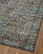 Loloi Rifle Paper Co. Maison Collection MAO-07 Charcoal 5'-0" x 7'-6", .19" Pile Height, Area Rug