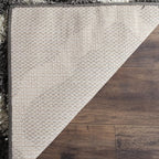 SAFAVIEH Dallas Shag Collection Runner Rug - 2'3" x 20', Dark Grey & Ivory, Trellis Design, Non-Shedding & Easy Care, 1.5-inch Thick Ideal for High Traffic Areas in Living Room, Bedroom (SGD257A)