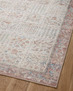 Loloi Rifle Paper Co. Maison Collection MAO-08 Cream 3'-0" x 3'-0" Round, .19" Pile Height, Accent Rug