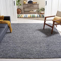 SAFAVIEH Area Rug 9x12 - Natura Collection - Large - Dark Grey, Handmade Wool Blend, Textured Design, Ideal for Living Room, Bedroom, Dining Space (NAT620H)