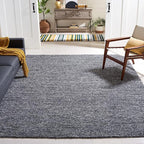 SAFAVIEH Area Rug 9x12 - Natura Collection - Large - Dark Grey, Handmade Wool Blend, Textured Design, Ideal for Living Room, Bedroom, Dining Space (NAT620H)